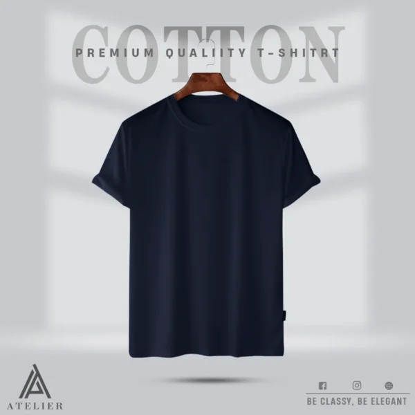 Premium Solid T-Shirt - Navy
