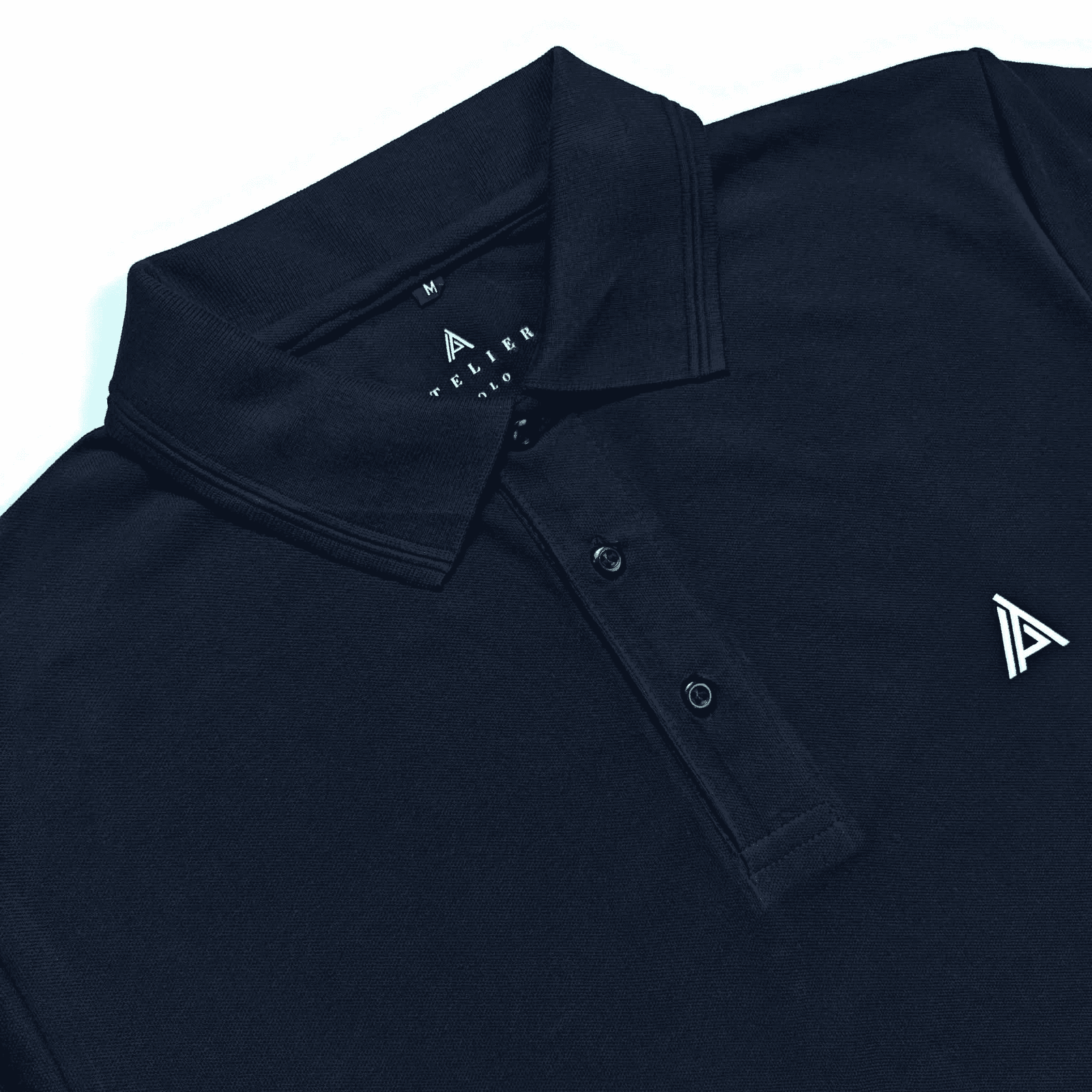 Atelier Premium Signature Polo - Navy Blue - Image 2