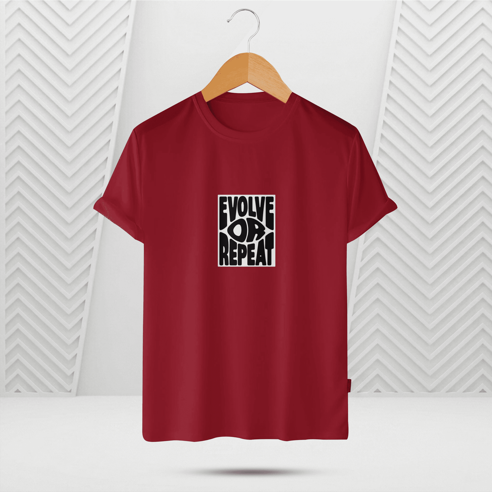 Premium Half Sleeve T-Shirt - Evolve or Repeat