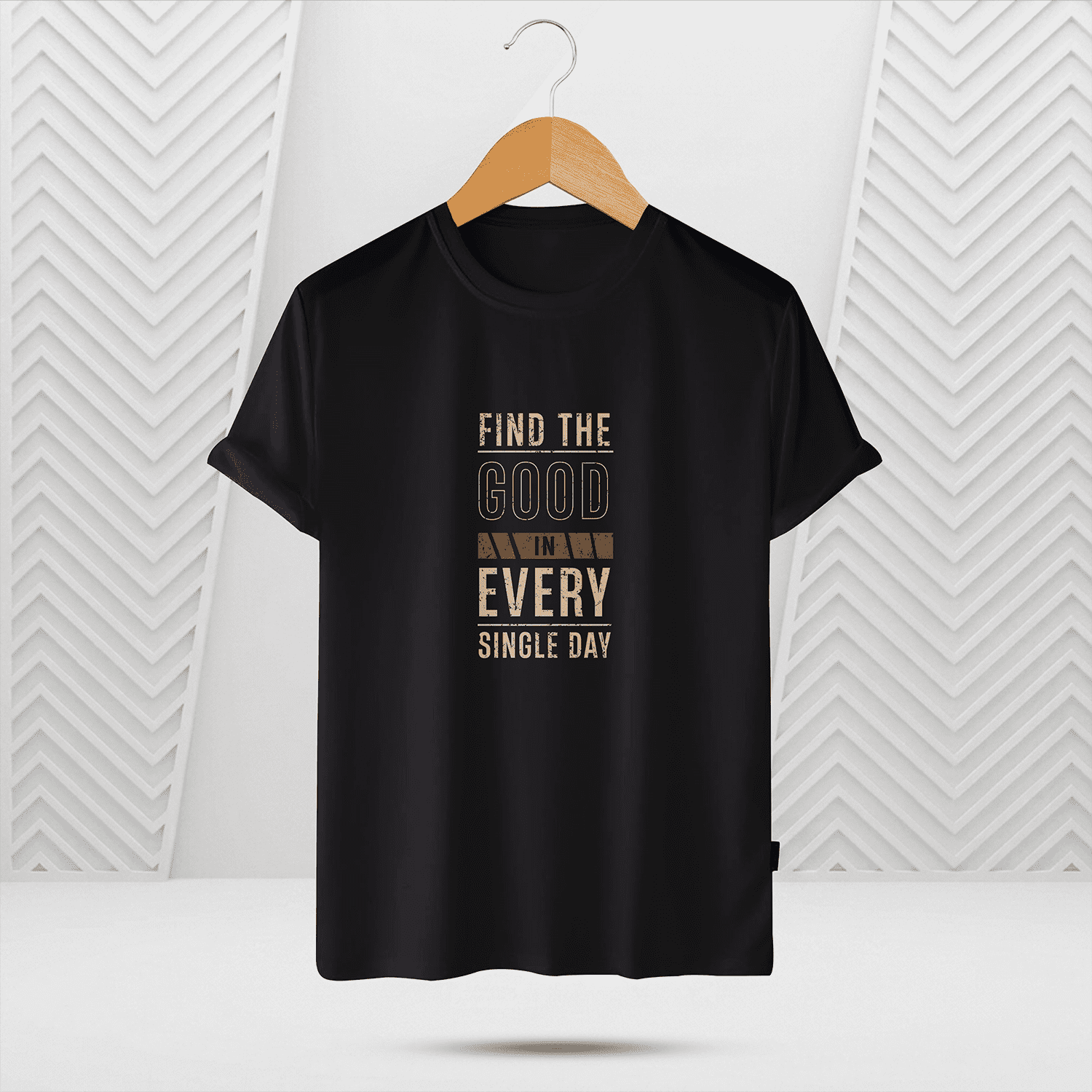 Premium Half Sleeve T-Shirt - Find The Good In Every Single Day