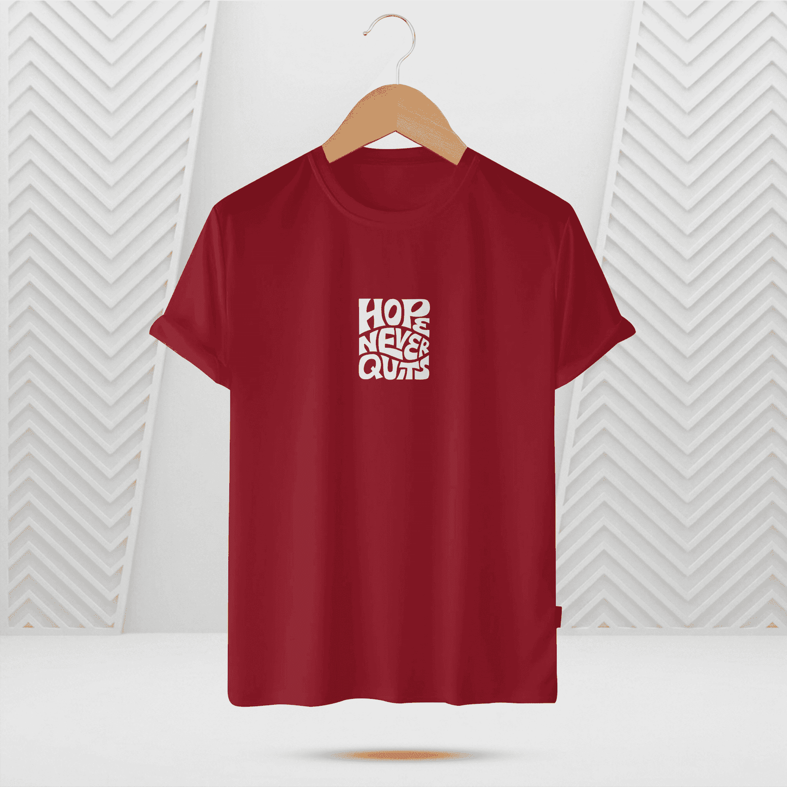 Premium Half Sleeve T-Shirt - Hope Never Quits