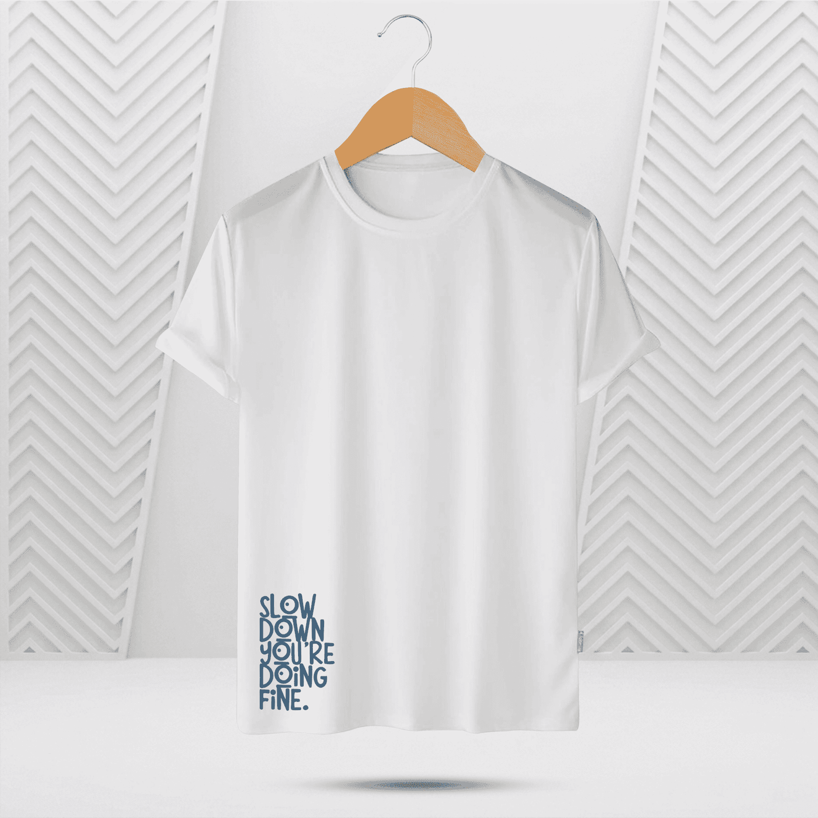 Premium Half Sleeve T-Shirt - Slow Down You Are Doing Fine