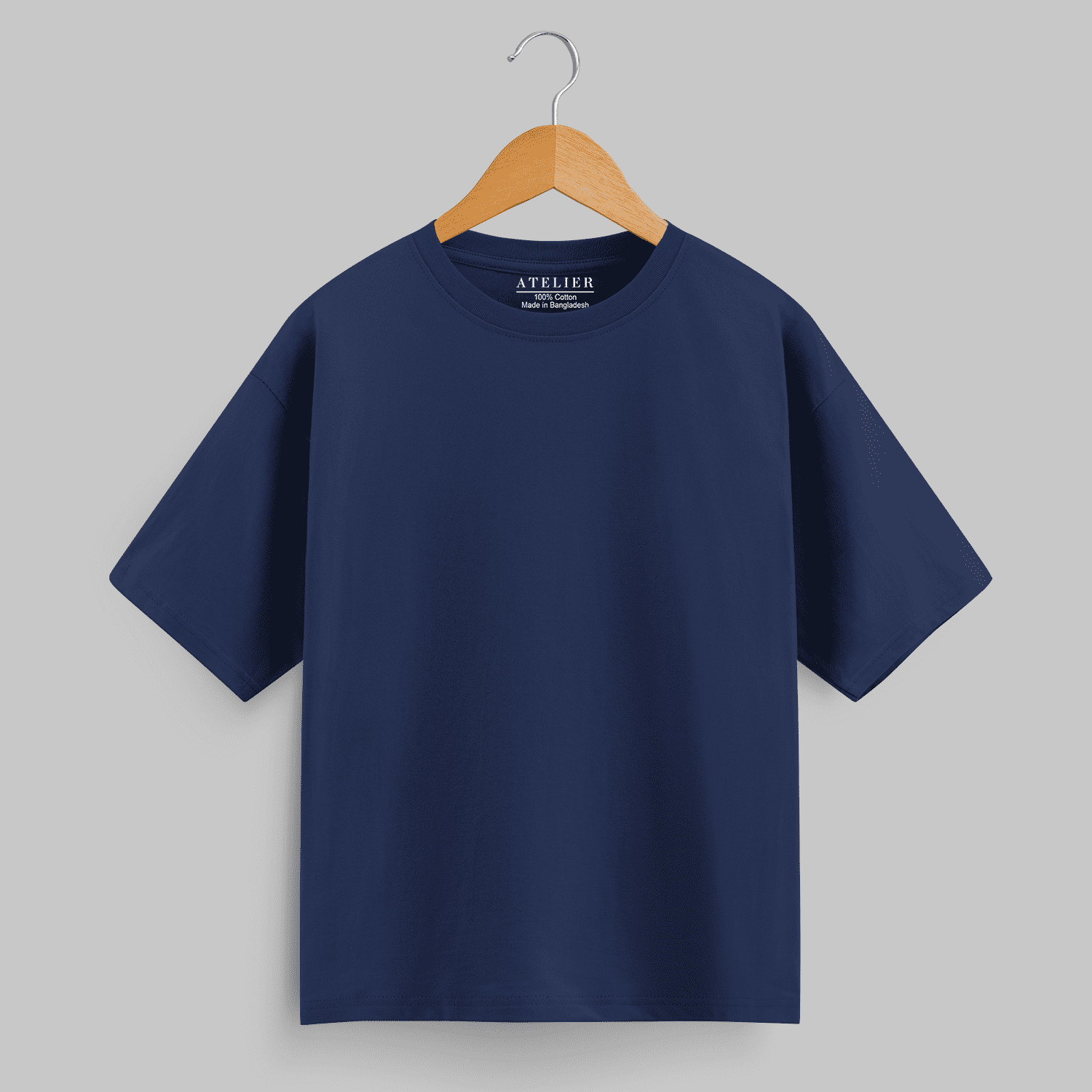 Oversized Premium T-Shirt - Navy Blue